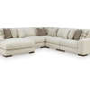 5-Piece Modular Sectional with Chaise